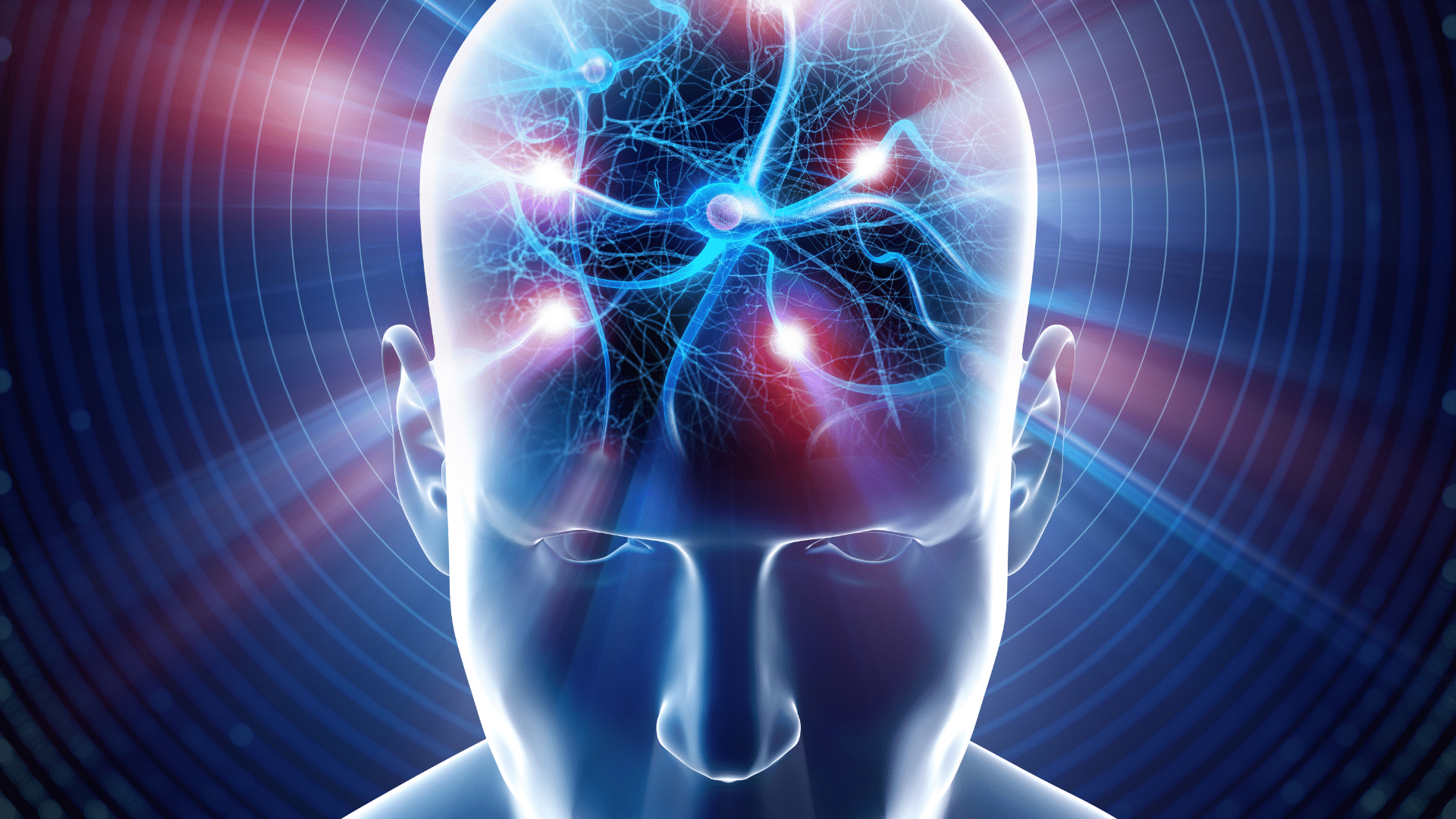 Piirros ihmisen aivoista ja hermoverkoista. Tulevaisuuden Alzheimer-hoidot Aivopesurista apu Alzheimerin tautiin Aivosäätiön webinaari 7.9.2023